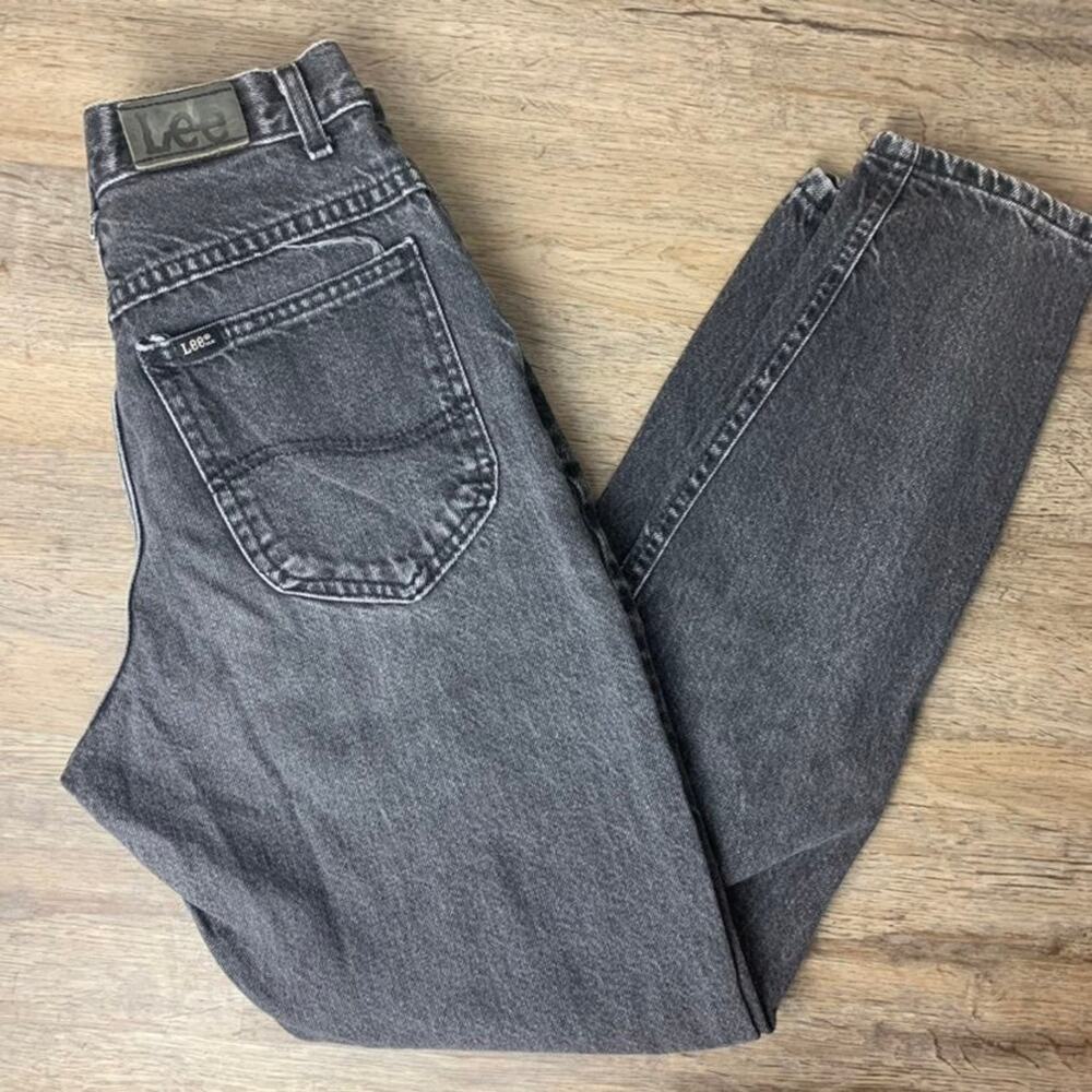 Lee VTG Black High Rise  Mom Jeans